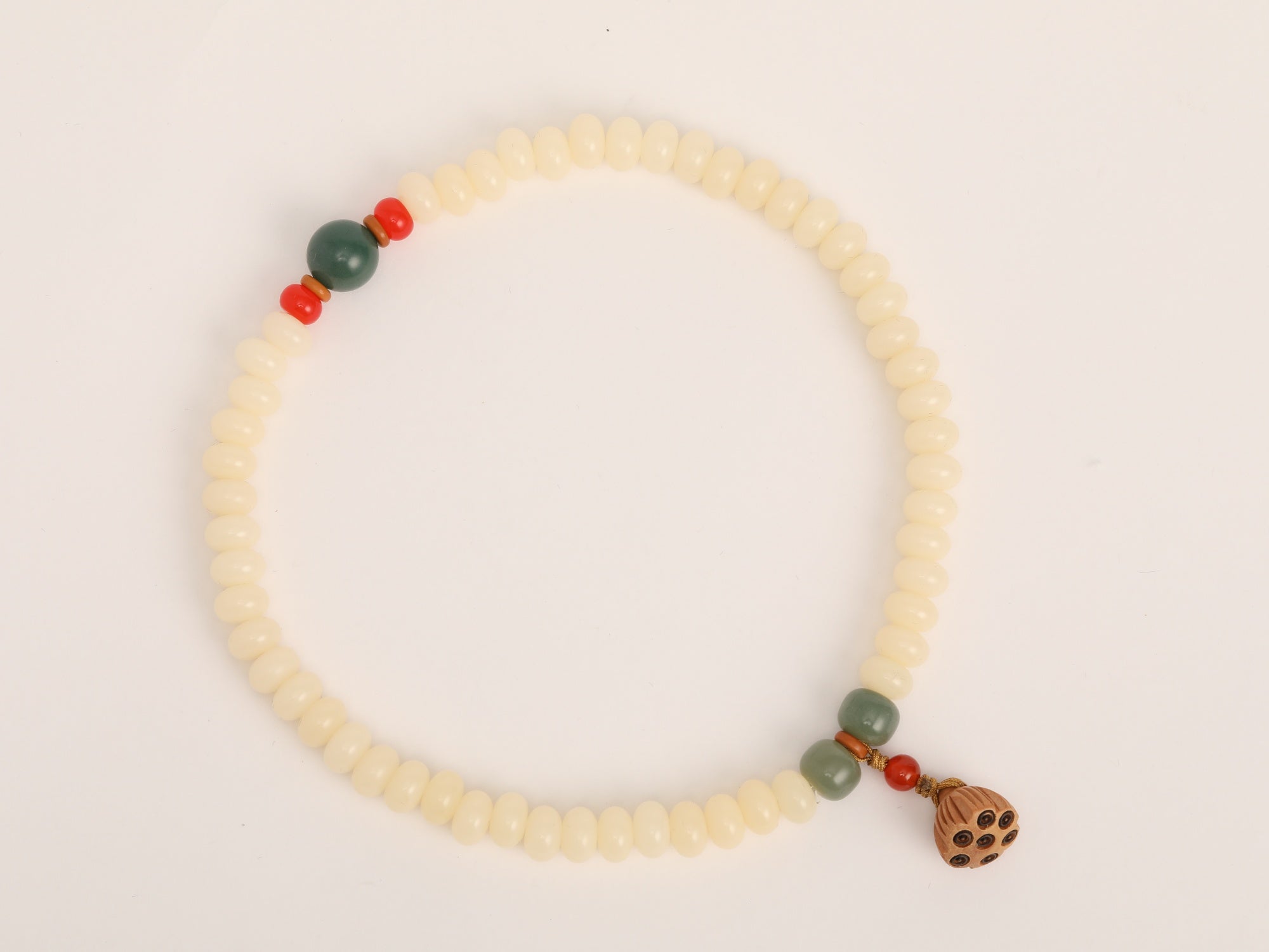 Golden Moon Bodhi Root Bracelets wisdom adding a touch of zen to the tranquility.